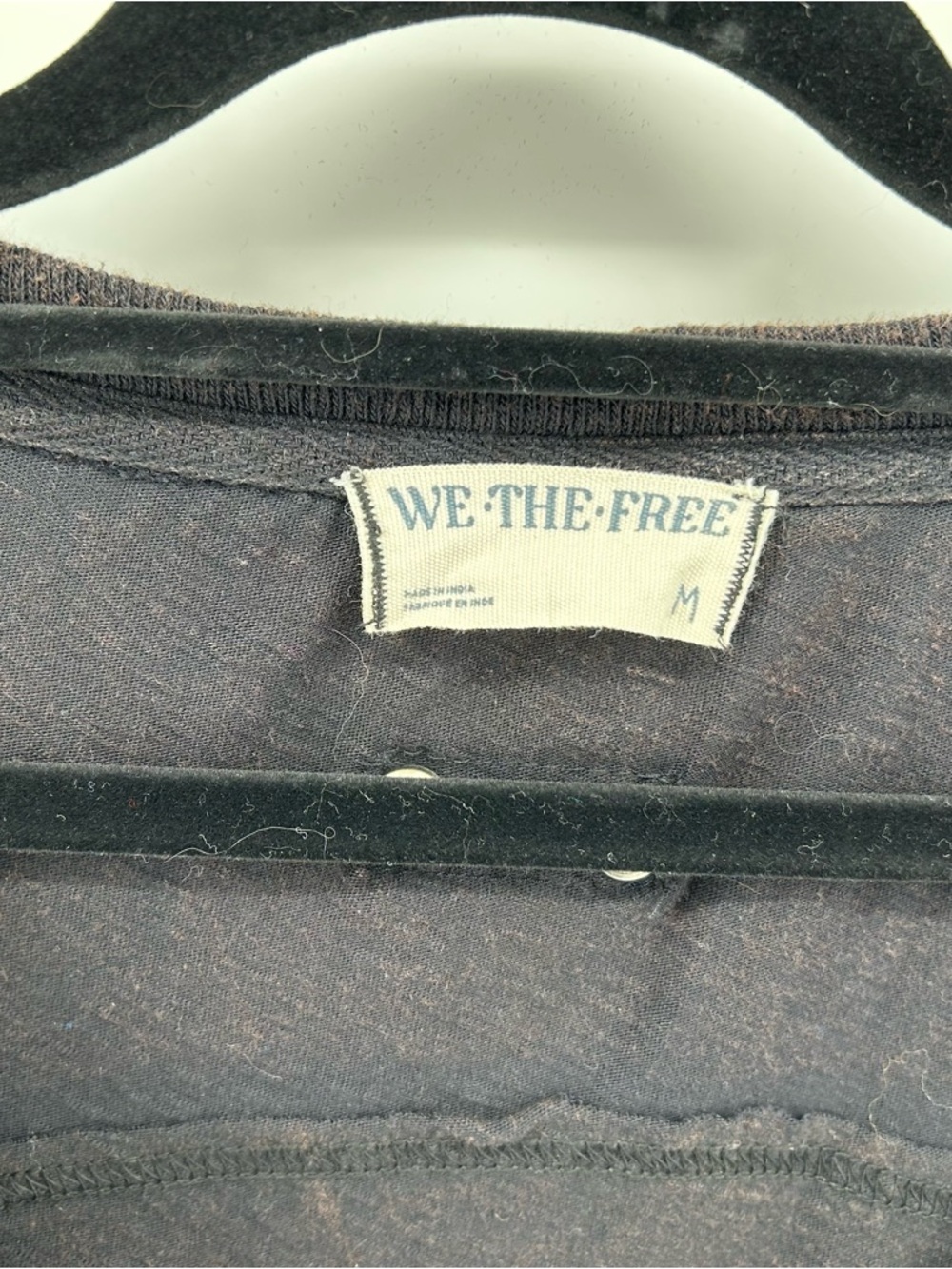We the Free Redone tee in distressed black - Picture 5 of 13